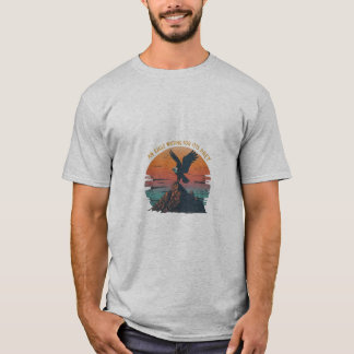 T-shirt Un aigle attend sa proie