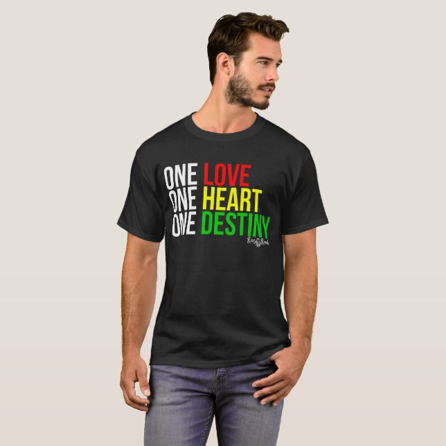 T-shirt Un Amour, un coeur, une destinée (Devant entier)