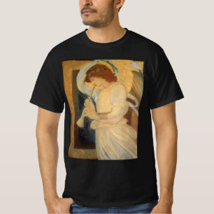 T-shirt Un ange jouant du flageolet par Burne-Jones