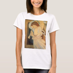 T-shirt Un ange joue à Flageolet par Burne Jones