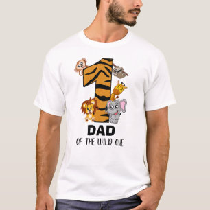 T-shirt Un animal sauvage une Jungle Safari Zoo Papa T-shi
