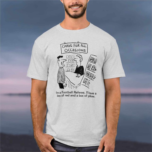 T-shirt Un Arbitre De Football Drôle Drôle Cartoon. (Créateur téléchargé)