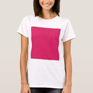 T-shirt un arrière - plan rose avec une bordure blanche