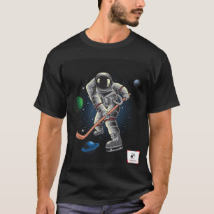 T-shirt Un astronaute dans la conception des engins de hoc