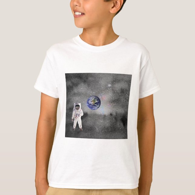 T-shirt Un astronaute dans l'espace extra-atmosphérique re (Devant)