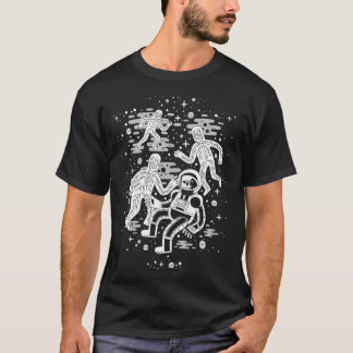 T-shirt Un astronaute mort