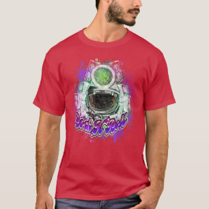 T-shirt Un astronaute Punk pas mort Gothique Tattoo Nature