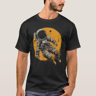 T-shirt Un astronaute volant dans l'espace