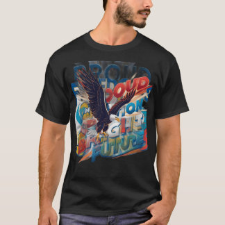 T-shirt Un avenir radieux pour une nation fière