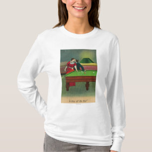 T-shirt Un baiser outre du rouge