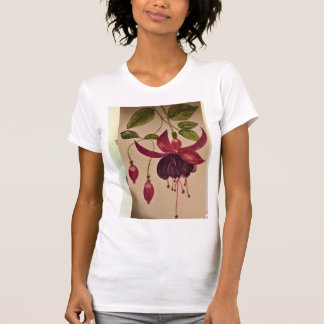 T-shirt Un beau fushia peint à la main ! ! !