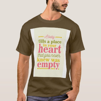 T-shirt Un bébé fait vibrer votre coeur