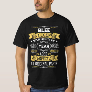 T-shirt Un BLEE Une légende est née en année
