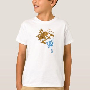T-shirt Un bug's Life Hopper et Flik combat Disney