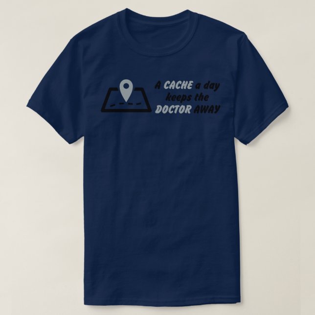 T-shirt Un cache par jour (Design devant)