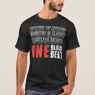 T-shirt Un cadeau Black Belt Martial Arts