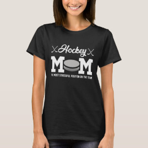 T-shirt Un cadeau de maman de hockey