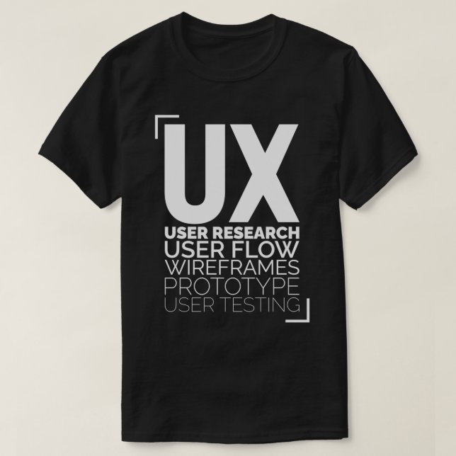 T-shirt Un cadeau de processus de conception Ux pour l'exp (Design devant)