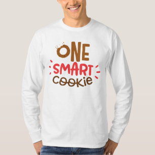 T-shirt Un cadeau futé de biscuit ou uniforme scolaire