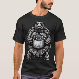 T-shirt Un cadeau parfait pour les amateurs de café tortue