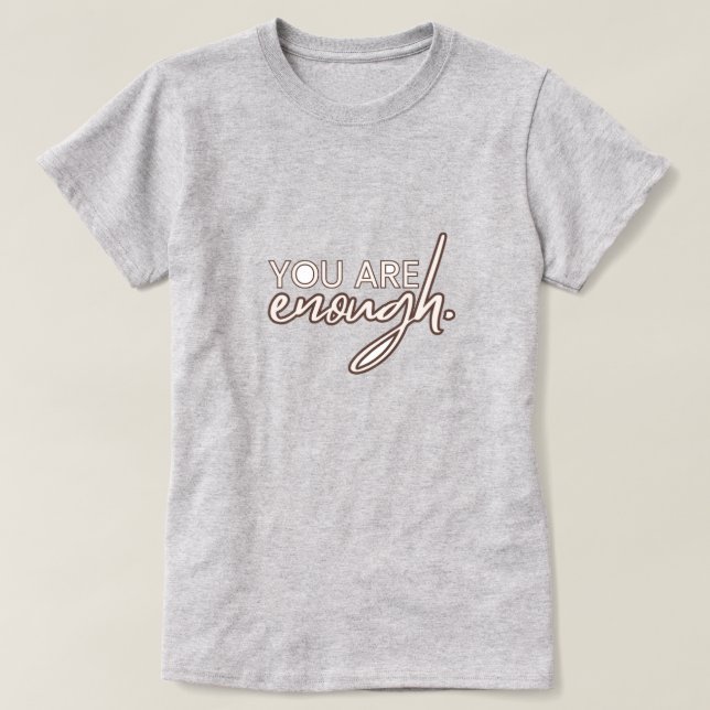 T-shirt Un cadeau pour elle (Design devant)