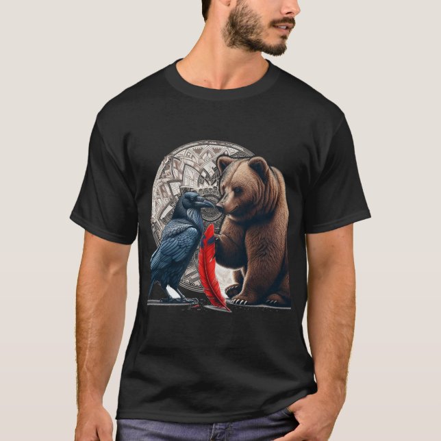 T-shirt Un cadeau pour un ami. (Devant)