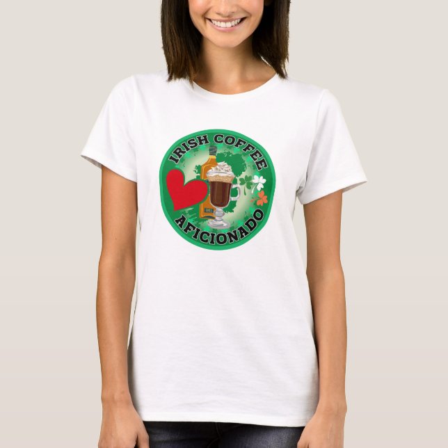 T-shirt Un Café Irlandais. (Devant)