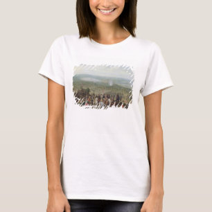 T-shirt Un campement militaire avec la milice sur des