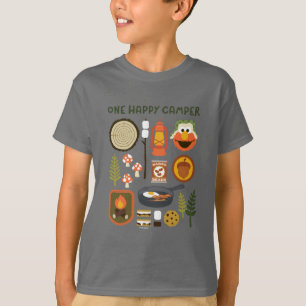 T-shirt Un campeur heureux