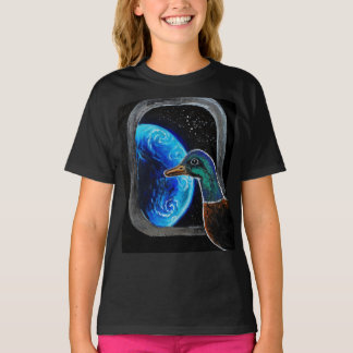 T-shirt Un canard envoyé dans l'espace extra-atmosphérique