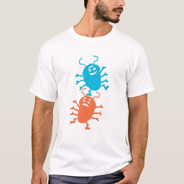 T-shirt Un canard et une poupée de disney (Devant)
