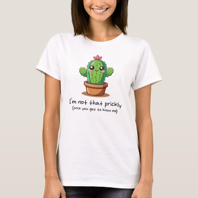 T-shirt Un Catus pas si épineux (Devant)