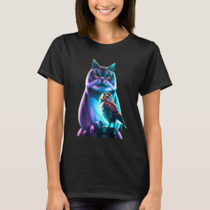 T-SHIRT UN CHAT ET UNE OWL 3