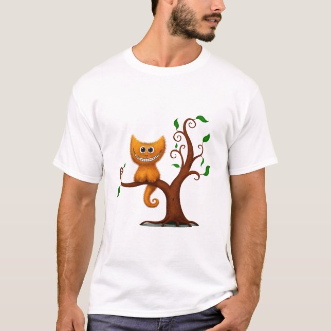 T-shirt Un chaton de Cheshire (Devant)
