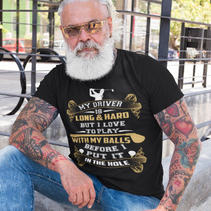 T-shirt Un Chauffeur De Golf Hilaire Dit
