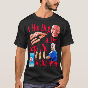 T-shirt Un Chien Chaud Par Jour Empêche Le Docteur De