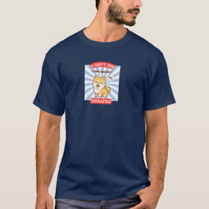 T-shirt Un chien heureux Shiba chien mignon
