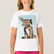 Un chien mignon aux yeux bleu chiot