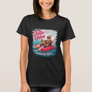 T-shirt Un Chillin Comme Un Felon Drôle Trump Pour Le Prés