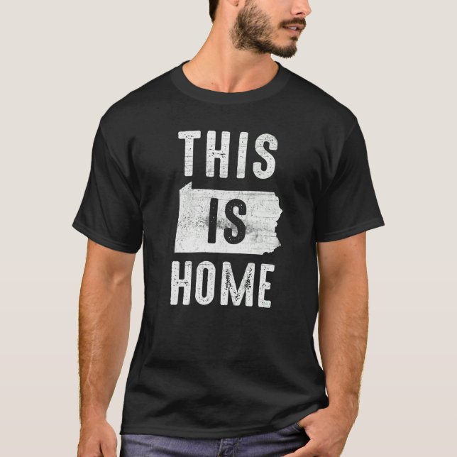 T-shirt Un citoyen américain fier du drapeau de l'état amé (Devant)