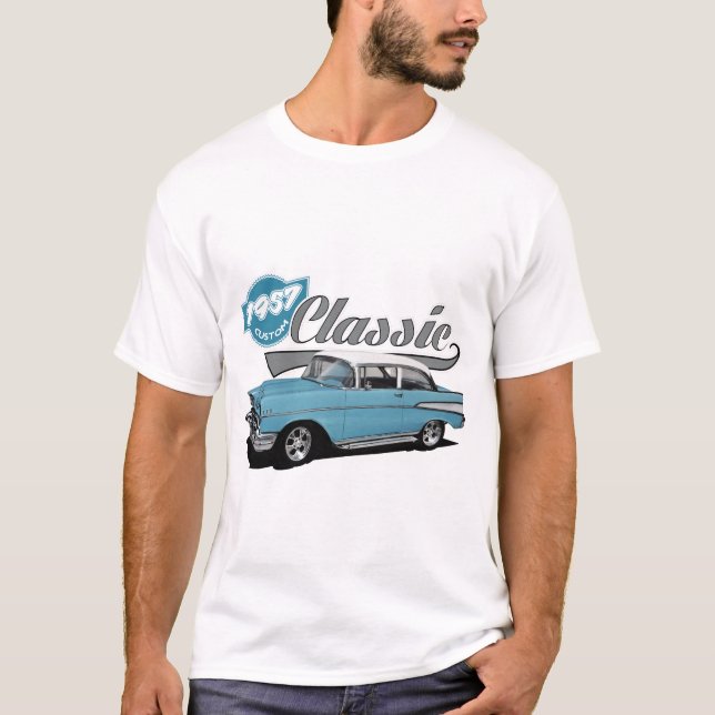 T-shirt Un classique bleu (Devant)