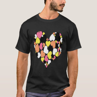 T-shirt Un Coeur De Coeur Akiosexuel Fière D'Aimer