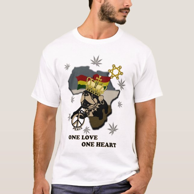 T-SHIRT UN COEUR DE L'AMOUR UN (Devant)