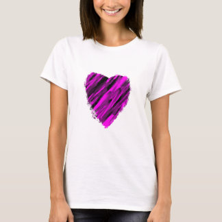 T-shirt Un coeur peu précis