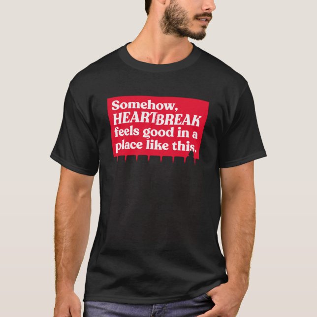 T-shirt Un Coeur Se Sent Bien Dans Un Endroit Comme Celui- (Devant)