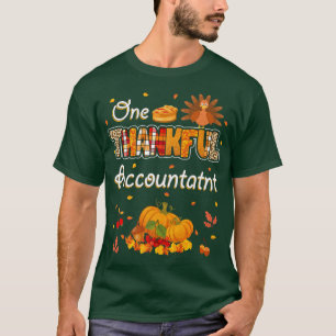 T-shirt Un Comptable Remercié Automne ThanksgivingT-