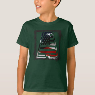T-shirt Un cool fab de script américain