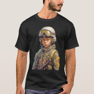 T-shirt Un courage inné Le voyage courageux d'un jeune S