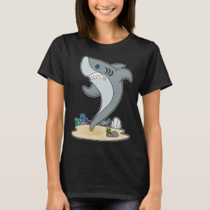 T-shirt Un Coureur de requins faisant du sport