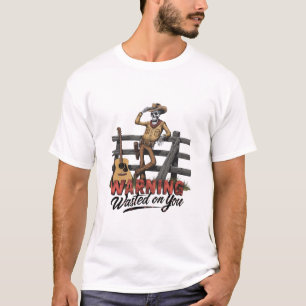 T-shirt Un cow-boy squelettique pourrissant son casquette